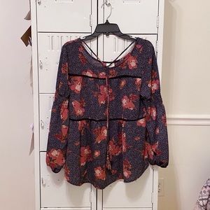 Floral Boho Blouse